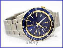 Grand Seiko Sport Collection Spring Drive GMT SBGE248 Steel Gold Mens Wristwatch