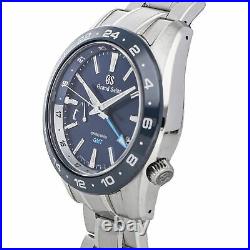 Grand Seiko Sport Collection Spring Drive GMT Steel Mens Watch Date SBGE255