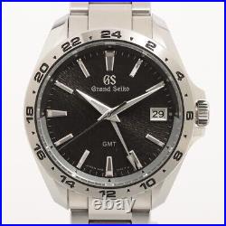 Grand Seiko Sports Collection GMT SBGN025 SS QZ Black Dial Links3