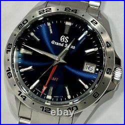 Grand Seiko Sports Collection SBGN005 9F Quartz Blue dial Box and Papers