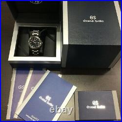 Grand Seiko Sports Collection SBGN005 9F Quartz Blue dial Box and Papers