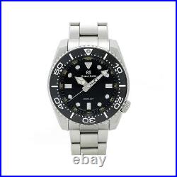 Grand Seiko Sports Collection SBGX335 9F61-0AL0 Quartz Black Dial Mens Watch