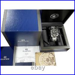 Grand Seiko Sports Collection SBGX335 9F61-0AL0 Quartz Black Dial Mens Watch