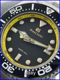 Grand Seiko Sports Collection SBGX339 Quartz Black Yellow Limited to 800 B/P