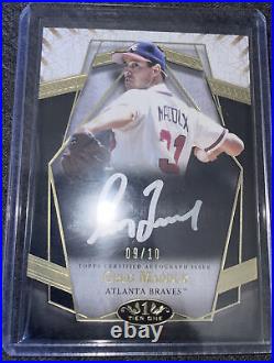 Greg Maddux 2022 Topps Tier One -prime Performers Auto Silver Ink /10