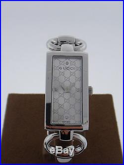 Gucci Tornabuoni Collection Stainless Steel Bangle Ladies Watch YA119507