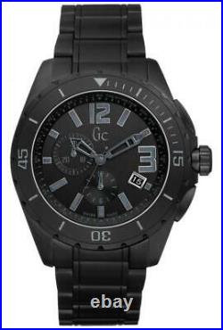Guess Collection GC Men's Sport XXL Blackout Chronograph Ceramic 45mm Watch