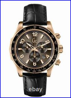 Guess Collection GC Mens Techno Sport Chronograph BrownGold Watch X51001G1S