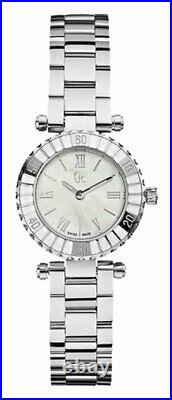 Guess Collection GC Women's Mini Chic Stainless Steel Mother-of-Pearl 20mm Watch