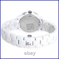 Guess Collection GC Women's Sport Class XL-S Glam White Ceramic Pearl Dial Watch