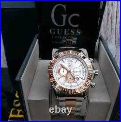 Guess Collection Gc Tow Tone Mens Sportracer Chronograph Y02006g1 Watch