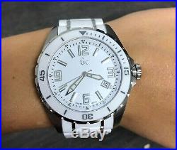 Guess Collection Sport Class XL Ceramic/stainless Steel White Watch X85009g1s