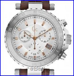 Guess Collection, Swiss Made, Chronograph Watch, Leather Band, X58005g1s, Nib