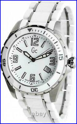 Guess Collection women's Unisex White Ceramic 44mm men's Watch X85009G1 steel