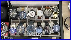 Huge Watch Collection, With Watch Case And Accessories