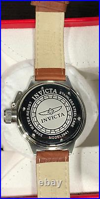 Invicta 2641 Automatic Corduba Reserve Collection Black Brn Leather Men's Watch