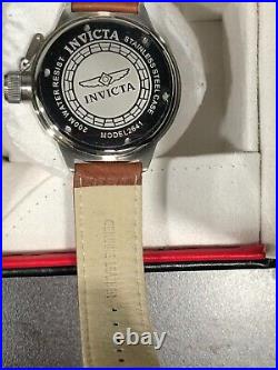 Invicta 2641 Automatic Corduba Reserve Collection Black Brn Leather Men's Watch