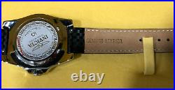Invicta 3134 10 Collection Silver with Black Leather Men Women Quartz Watch