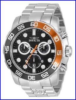 Invicta 33299 26 mm Mens Pro Diver Quartz Chronograph Black Dial Watch
