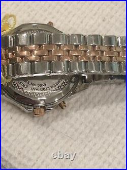 Invicta 3659 II Collection Rose Gold/ Silver 48mm Free Shipping