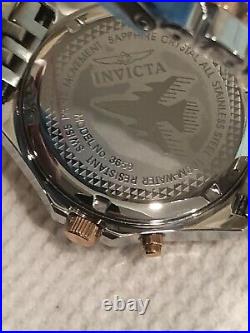Invicta 3659 II Collection Rose Gold/ Silver 48mm Free Shipping