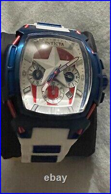 Invicta Collection Marvel Captain America Watch Blue/White LIMITED EDITION #27