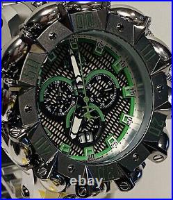 Invicta Hyperbeast Green/Silvertn 56mm Swiss 5050. C Chrono Bracelet Mens Watch