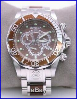Invicta Men's 0164 Pro Diver Collection Chronograph Wood & Stainless Steel Watch