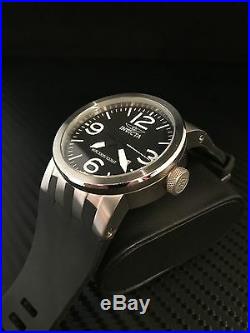 Invicta Men's 0851 Force Collection Black Polyurethane Strap Watch
