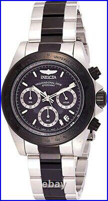 Invicta Men's 6934 Speedway Collection Chronograph Black/Silver Stainless Watch