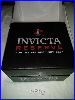Invicta Men's Reserve Collection Swiss Made Model 10561 Chronograph WithR 100 MT