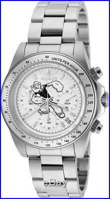Invicta Speedway Character Collection Popeye Silver Chronograph Watch 24481