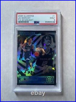 JA MORANT? 2020 Illusions Trophy Collection Starlight 2ND Year PSA 9 POP 1