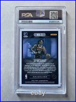 JA MORANT? 2020 Illusions Trophy Collection Starlight 2ND Year PSA 9 POP 1