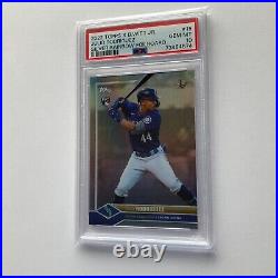 Julio Rodriguez 2022 Topps Crown Collection Silver Rookie Card 1/99 #15 PSA 10