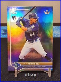 Julio Rodriguez 2022 Topps X Bobby Witt Jr Collection Silver Foil/99 RC See Pics
