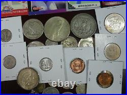 Junk Drawer Lot #5 Morgan Dollar, Antique Silver Coins Sports Cards Estate Sale