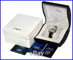 LONGINES MASTER COLLECTION L2.673.4 Silver dial Automatic Chronograph Moon phase
