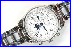 LONGINES Master Collection Chronograph Moon Face Men's Automatic Watch L2.673.4