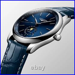 Longines Master Collection 40mm Moonphase Blue Strap Mens Watch L29094920