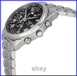Longines Master Collection Automatic Chrono Steel Moonphase Mens Watch L26734516