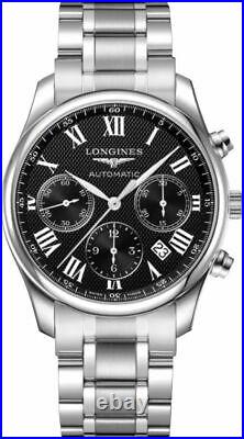 Longines Master Collection Automatic Chronograph Steel 42mm Men's Sport Watch