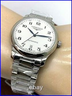 Longines Mens Watch L26284786 Master Collection Swiss Automatic Silver Dial 38mm