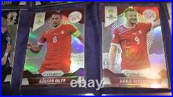 Lot of 38 silver refractor cards 2014 prizm world cup soccer football collection