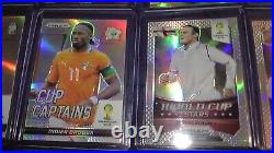 Lot of 38 silver refractor cards 2014 prizm world cup soccer football collection
