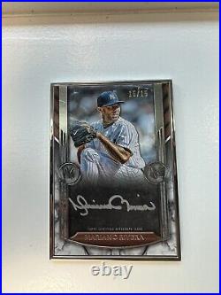 Mariano Rivera 2022 Topps Museum Collection Silver Framed Hof Auto 15/15