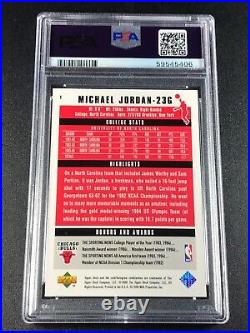 Michael Jordan 1998 Upper Deck #1 Mj Career Collection 84-85 Rookie Card Psa 9