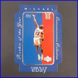 Michael Jordan Upper Deck RARE UD Die-Cut Commemorative Collection 1985 ROY
