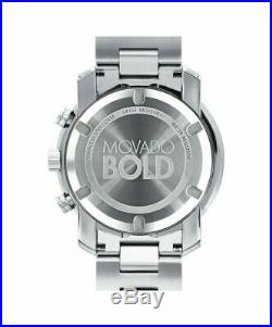 Movado Men's Analog Display Swiss Quartz Silver Watch (3600276)