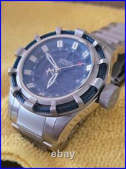 N. W. O. T Swiss Invicta Reserve Bolt GMT Reserve Collection 50mm Men's Watch LOOK